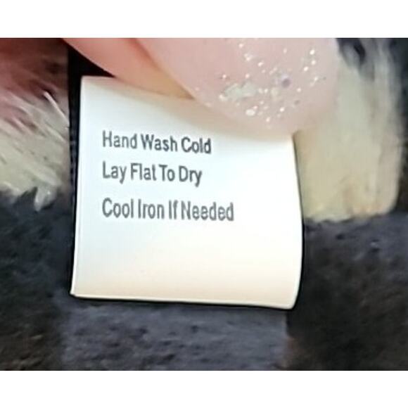 Sam Edelman Faux Fur Neck Warmer | 46” | Pink Black Scarf | EUC - Picture 4 of 7